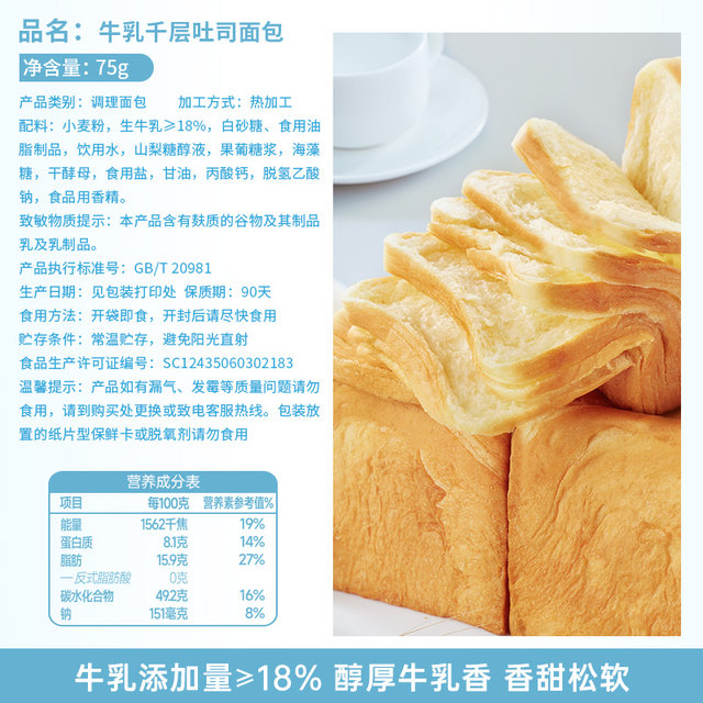 Hand-sliced milk phyllo toast for breakfast