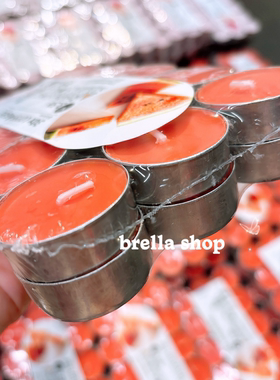 IKEA宜家代购洛兹法格小圆蜡烛香薰蜡烛桃子西瓜味道30粒氛围装饰