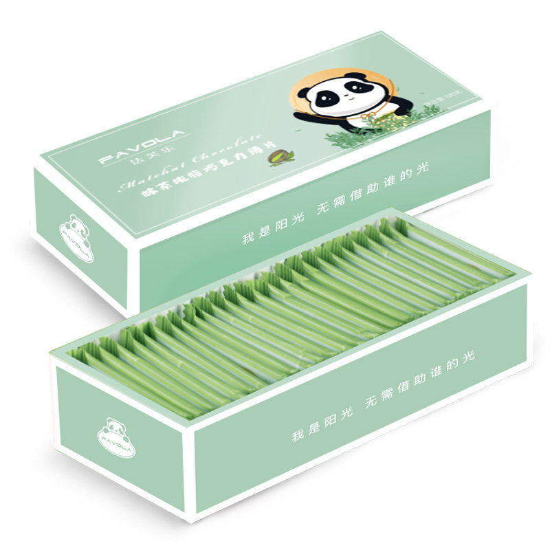 法芙乐草莓抹茶味日本零食巧克力片 法芙乐巧克力制品