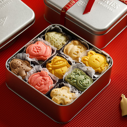 朵娜贝拉曲奇饼干礼盒送女朋友男孩甜品生日儿童零食新年伴手礼物 - 图0