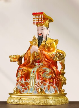 汉白玉玉皇大帝王母娘娘玉帝神像居家天宫精铸摆件厂家直销