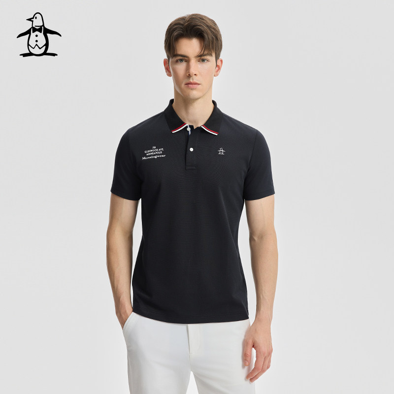 MUNSINGWEAR万星威高尔夫夏季速干翻领透气polo衫男款短袖T恤,淘宝优惠券,粉丝福利购,淘宝优惠卷