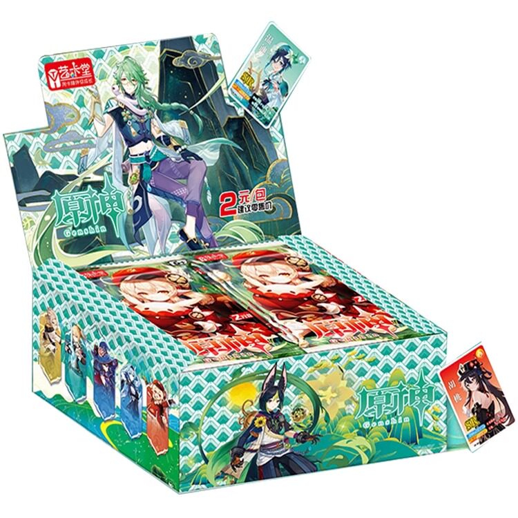 原神卡片游戏人物二次元5弹元 典藏闪卡动漫光甘雨美少女妹子卡牌