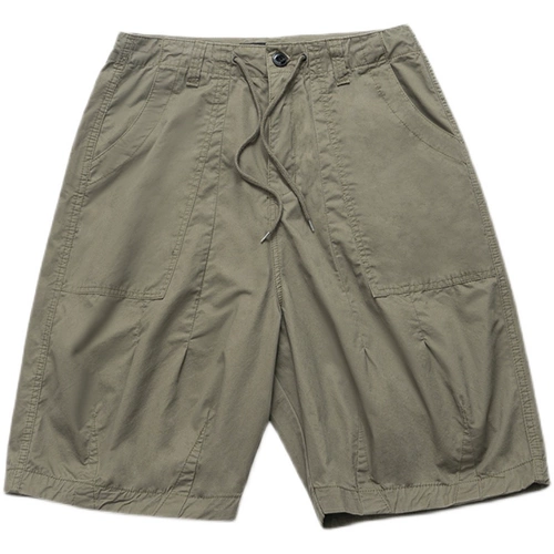 Японские шорты, штаны для отдыха, фонарь, свободный прямой крой