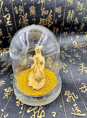 九尾狐摆件铸金九尾像车摆件小神像道用品饰品