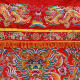 Taoist supplies dragon and phoenix table surround small plate dragon table surround altar surround altar cloth double dragon table surround red table surround fine embroidery