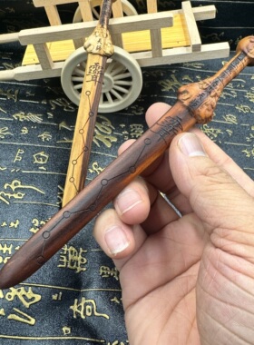 道家雷击桃木剑七星剑天师剑18公分紫薇讳七星剑法剑天师龙虎剑