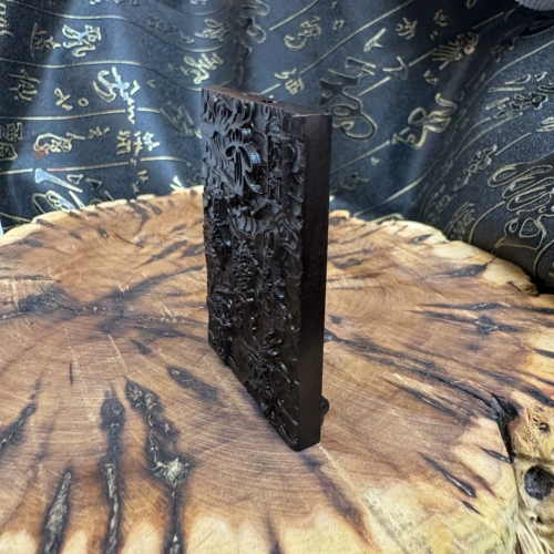 Даосские продукты Гром Художник Джаджуб Деревянный Кулон Юантана Бога богатства подвеска Юхуа в стиле пятистороннего бога богатства подвеска Чжао Гонглинг Бренд