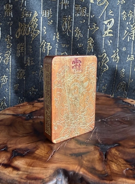 道家吊坠牌天然雷枣木雕刻雷祖牌三十帅吊坠挂件雕刻随身牌