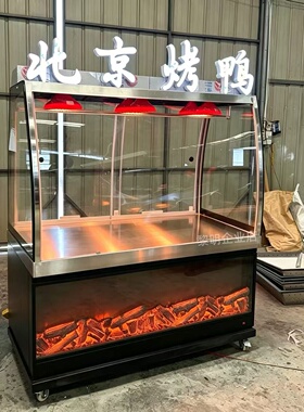 挂鸭柜北京烤鸭展示柜熟食卤菜烧鸡凉菜摆摊车保鲜保温冷藏展示柜