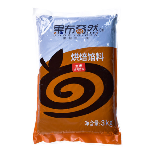 果布奇然大枣粒金装枣蓉红枣颗粒月饼馅料蛋黄酥馅枣花酥糕点原料 - 图3