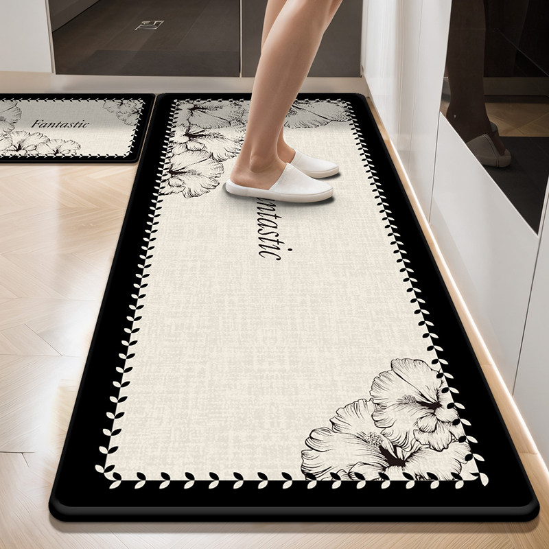 厨房地垫防滑防油可擦免洗吸水吸油专用垫脚垫子2025新款家用地毯,淘宝优惠券,粉丝福利购,淘宝优惠卷