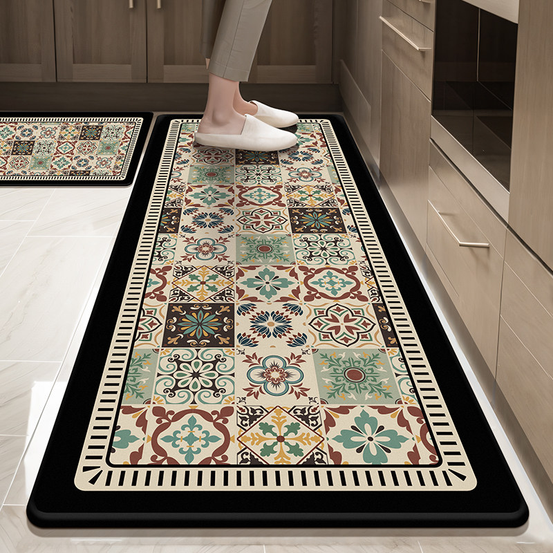 厨房地垫防滑防油可擦免洗地高端吸水吸油耐脏专用脚垫子2025新款,淘宝优惠券,粉丝福利购,淘宝优惠卷