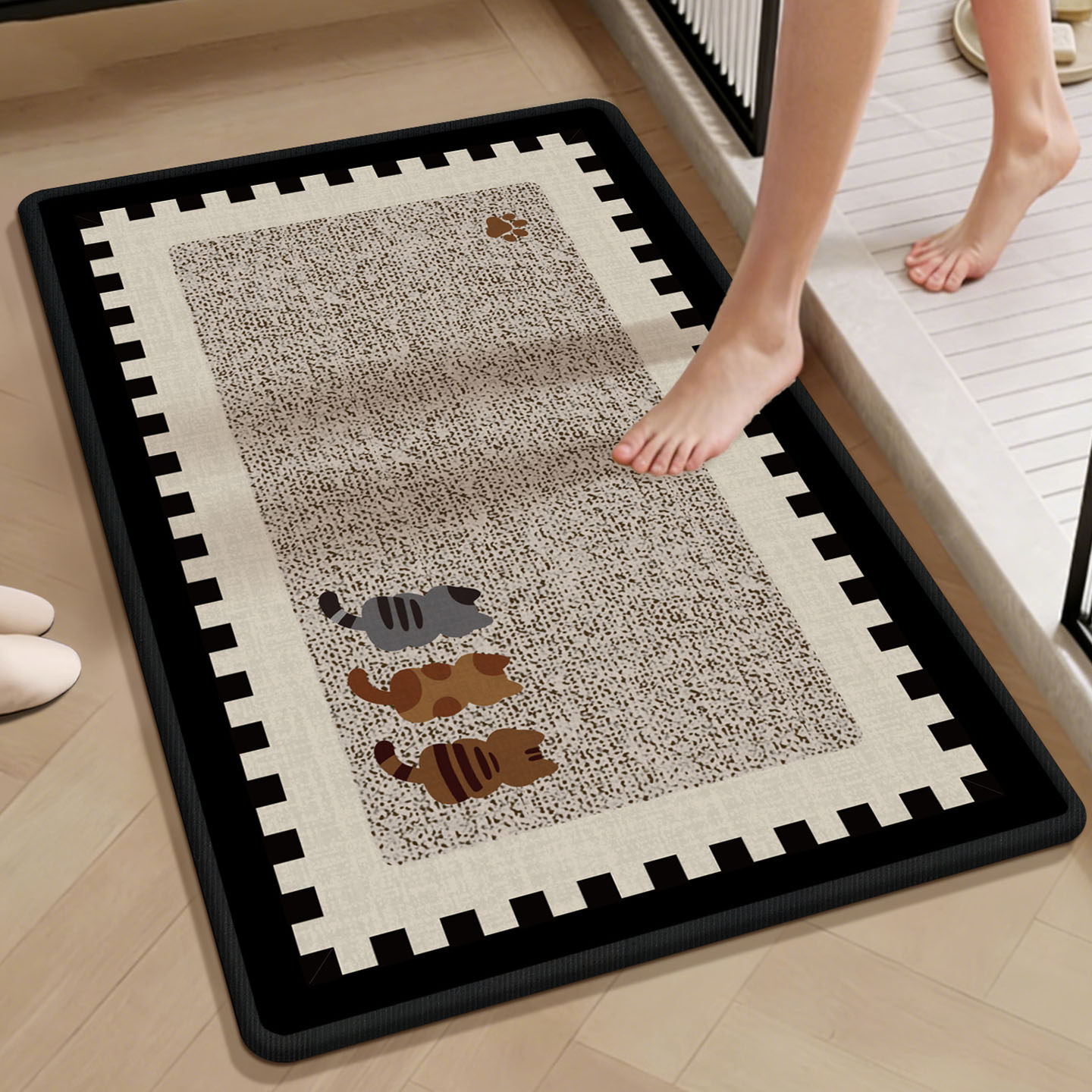 卫生间吸水地垫浴室外防滑垫洗手间厕所门口门垫地毯速干脚踩垫子,淘宝优惠券,粉丝福利购,淘宝优惠卷