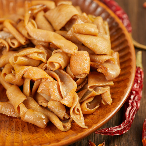 【哈哈镜食品旗舰店】锁鲜装 鸭肠+鸭舌+腐竹/豆皮+赠品 超值组合 - 图1