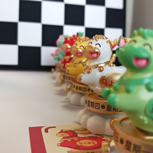 马不停蹄送财到马年盲盒2026新款女孩新年摆件春节马年手办送礼物 - 图1