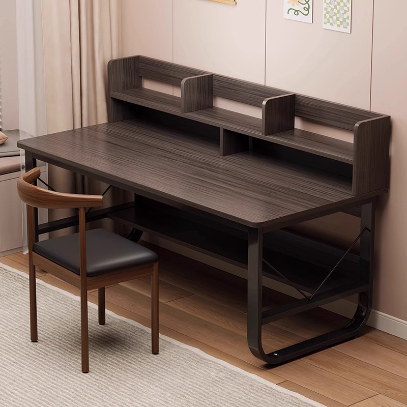 电脑桌家用小户型书桌书架一体桌子卧室初中学生学习桌高中写字桌,淘宝优惠券,粉丝福利购,淘宝优惠卷