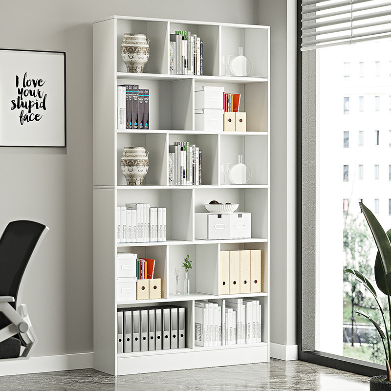 木质办公室储物靠墙落地组合文件柜 赛福文件柜