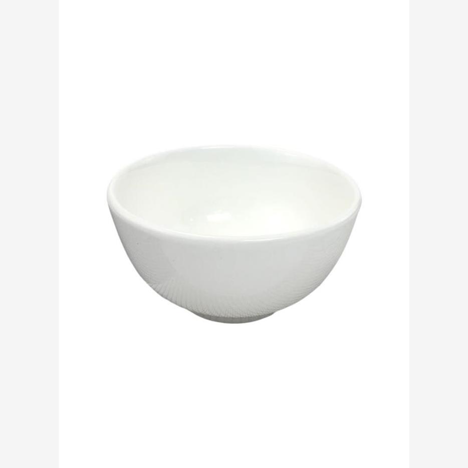 4寸小碗饭店用纯白陶瓷米饭碗小号蘸料碗加厚罗汉碗中式调料小碗 - 图3