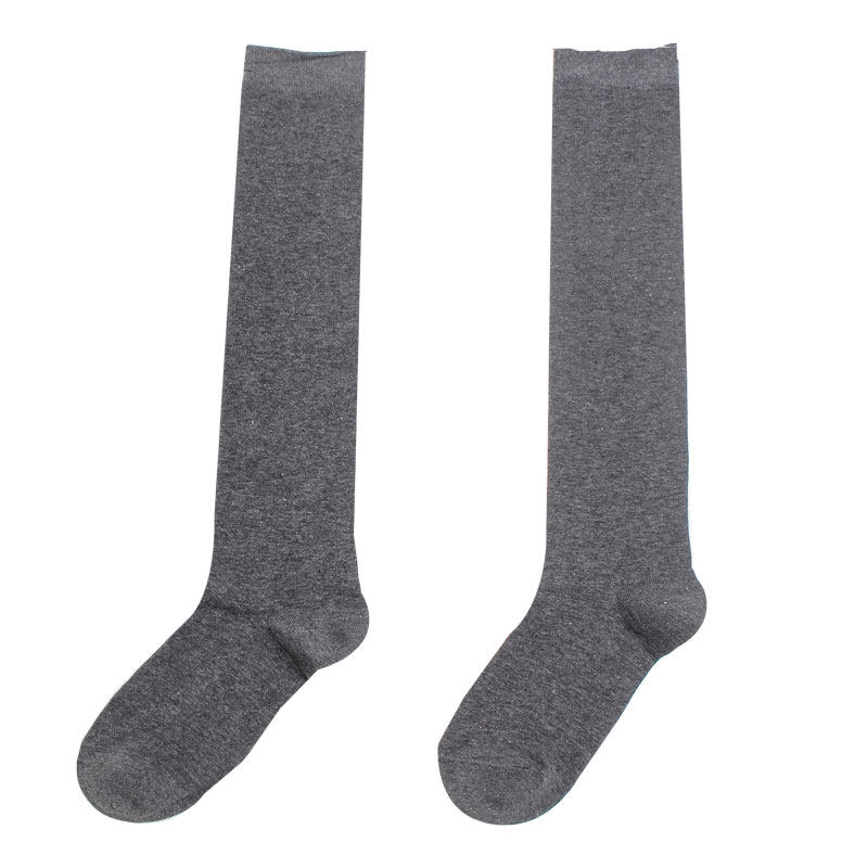 黑色小腿袜子女春秋季纯棉长袜子学院风jk长筒堆堆袜潮日系及膝袜,淘宝优惠券,粉丝福利购,淘宝优惠卷