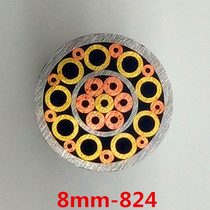 8 mm mosaic rivet shank material diy rivet flower nail pattern nail slingshot bow fitting rivet 824