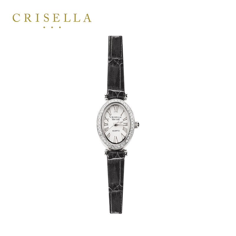 crisella卡斯丽欧美牛皮表带饰品表 Crisella海外欧美腕表