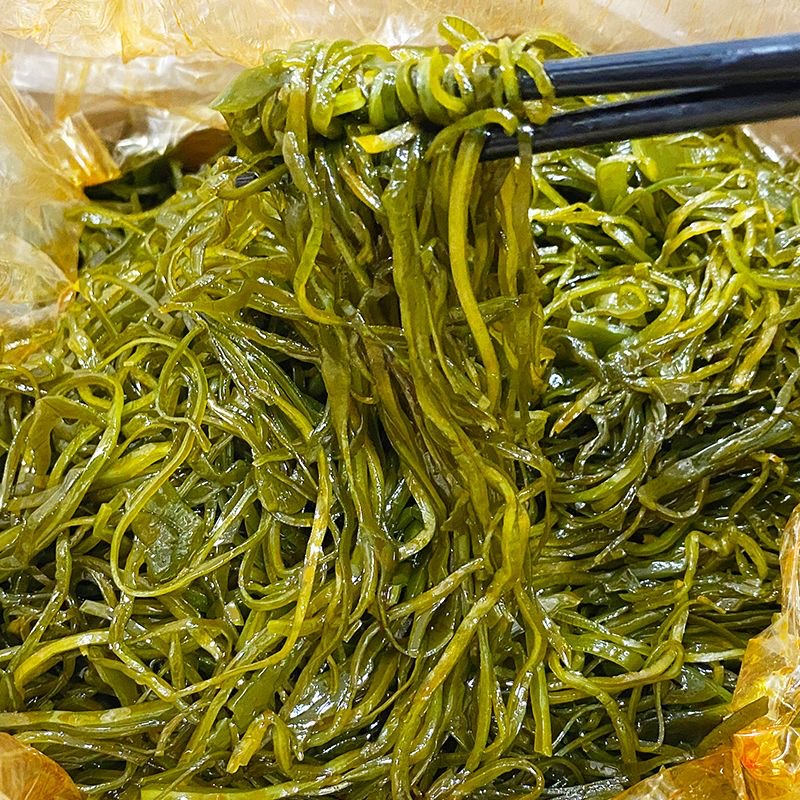 腾晖绿色小菜酱菜整箱凉拌香辣海带丝咸菜下饭菜海带条即食商用 - 图0