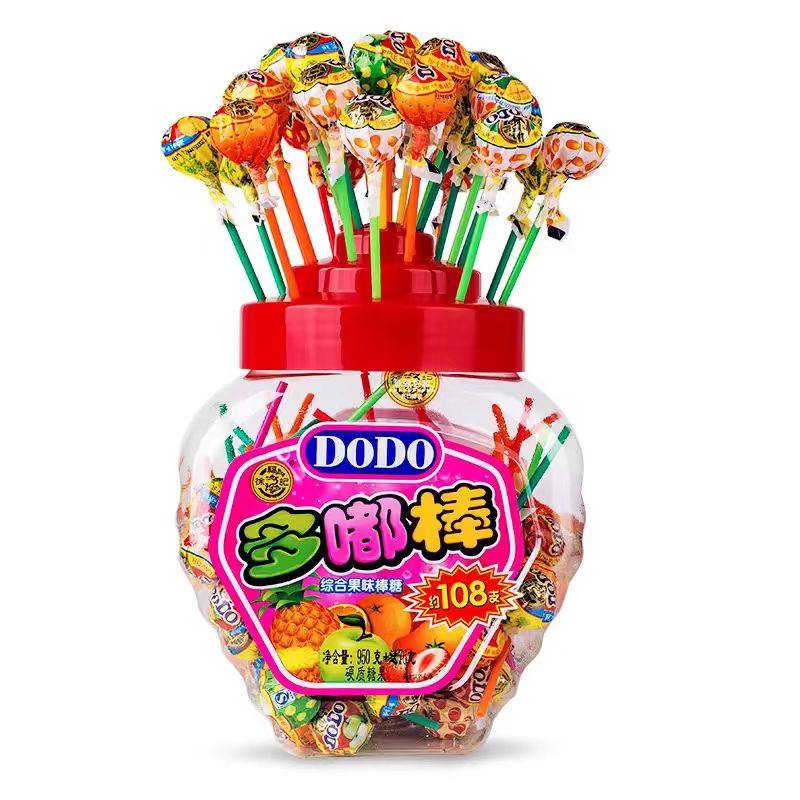 徐福记棒棒糖罐装混合水果味多嘟棒DODO儿童节休闲糖果零食,淘宝优惠券,粉丝福利购,淘宝优惠卷