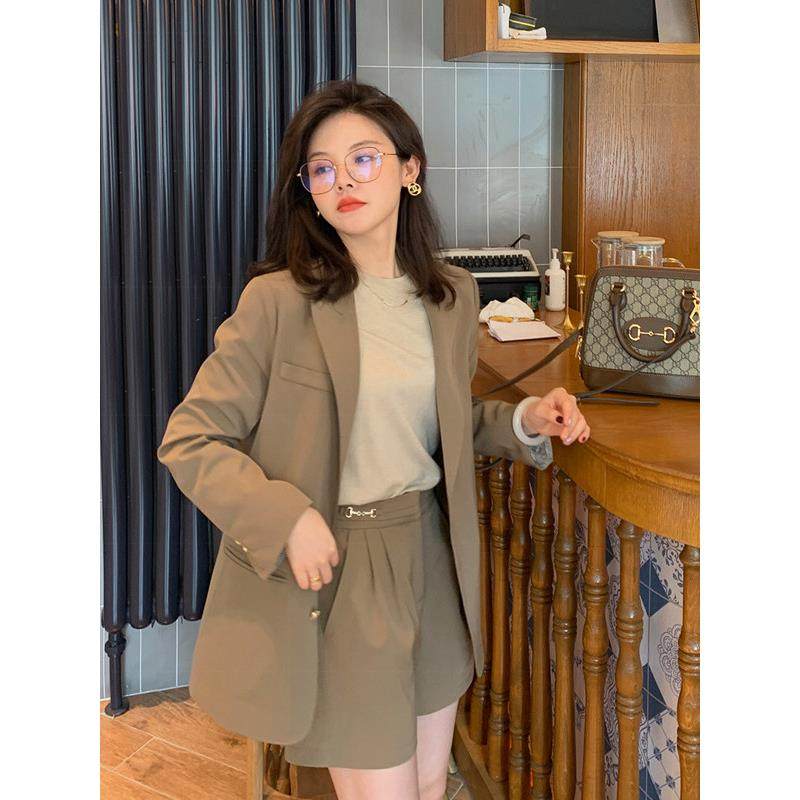 欧洲站秋装女2025年新款气质女神范西装套装裤两件套洋气洋气时髦,淘宝优惠券,粉丝福利购,淘宝优惠卷