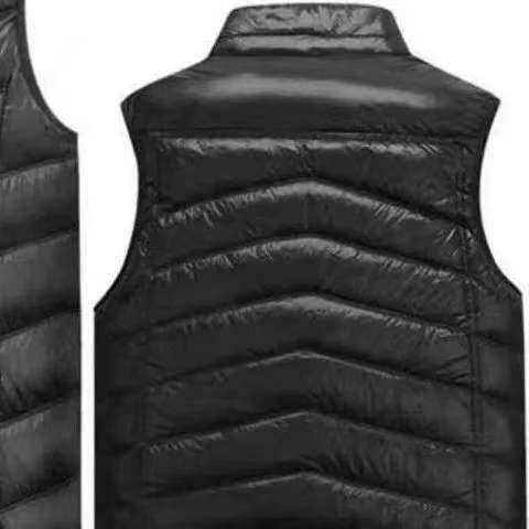 Men's coat autumn and winter thickened warm vest casual large size waistcoat daddy short vest stand collar vest
