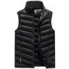 Men's coat autumn and winter thickened warm vest casual large size waistcoat daddy short vest stand collar vest