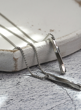 kansai螺旋长条项链拍3付2