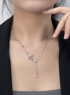 kansai蝴蝶流苏项链拍3付2