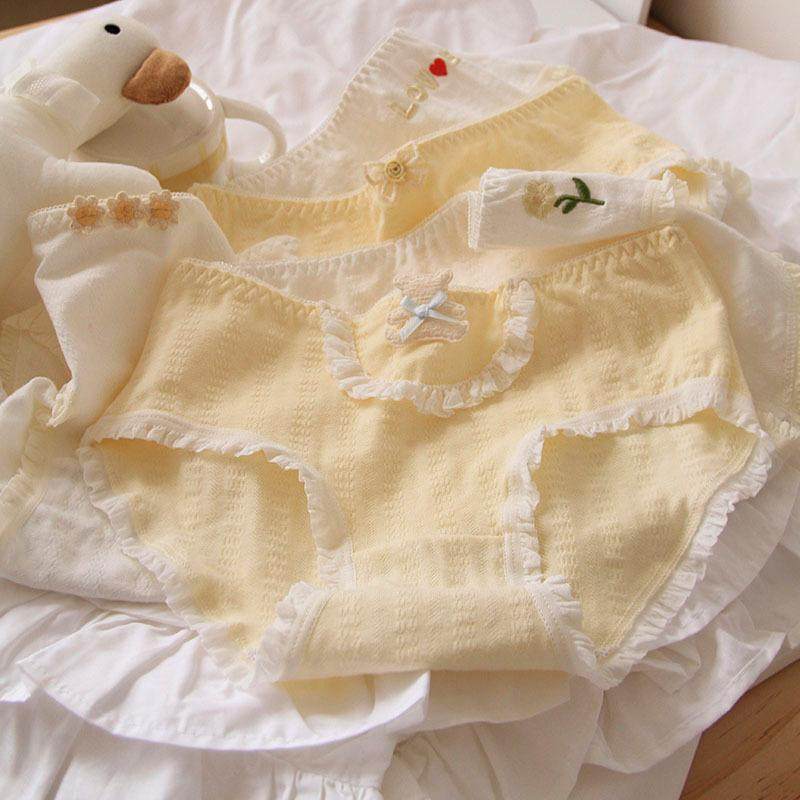 女孩三角内裤女大童纯棉A类100%棉抗菌裆中腰透气少女短裤13-15岁,淘宝优惠券,粉丝福利购,淘宝优惠卷