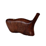 Настоящий выстрел ручной работы с твердым древесиной, борьба с сигарет -сигарет деревянный дымовой пакет сухой дым.