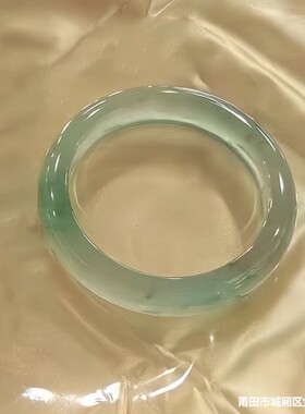 天然缅甸冰种翡翠飘花手镯玉镯玻璃种晴水翡翠玉手镯少女款送礼物