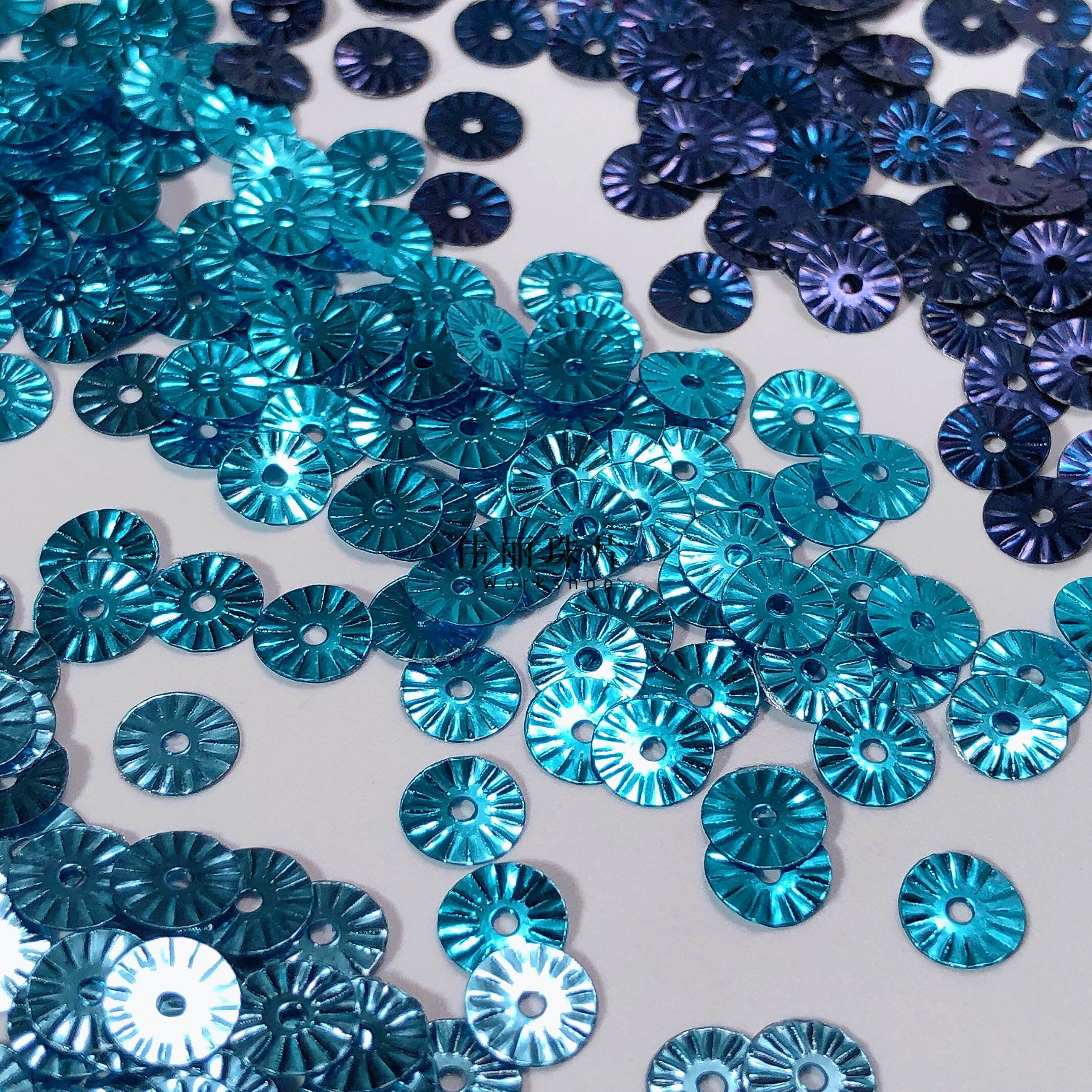 【6mm车轮片/太阳花】金属银底系列 PET 法式刺绣亮片austria珠片,淘宝优惠券,粉丝福利购,淘宝优惠卷