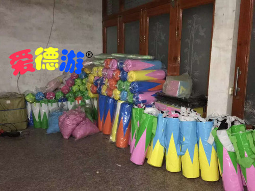室内淘气堡配件儿童乐园拳击袋健身袋拳击手幼儿锻炼体能沙包器材 - 图1