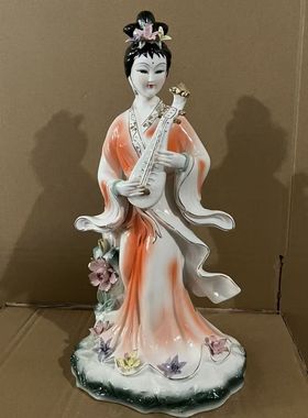 工艺品陶瓷仙女摆件新中式