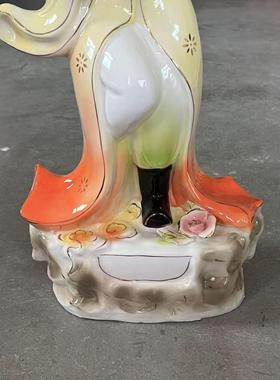 彩绘堂口佛像摆件陶瓷居家供奉