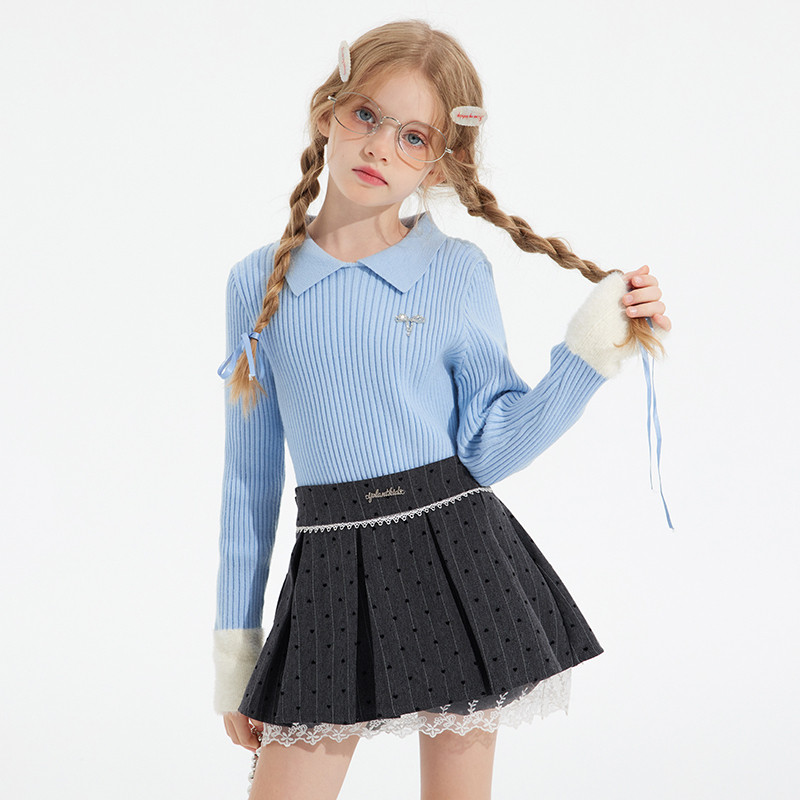 植木童装女童半身裙2025秋冬新款中大童立体蝴蝶结短裙儿童裙子,淘宝优惠券,粉丝福利购,淘宝优惠卷