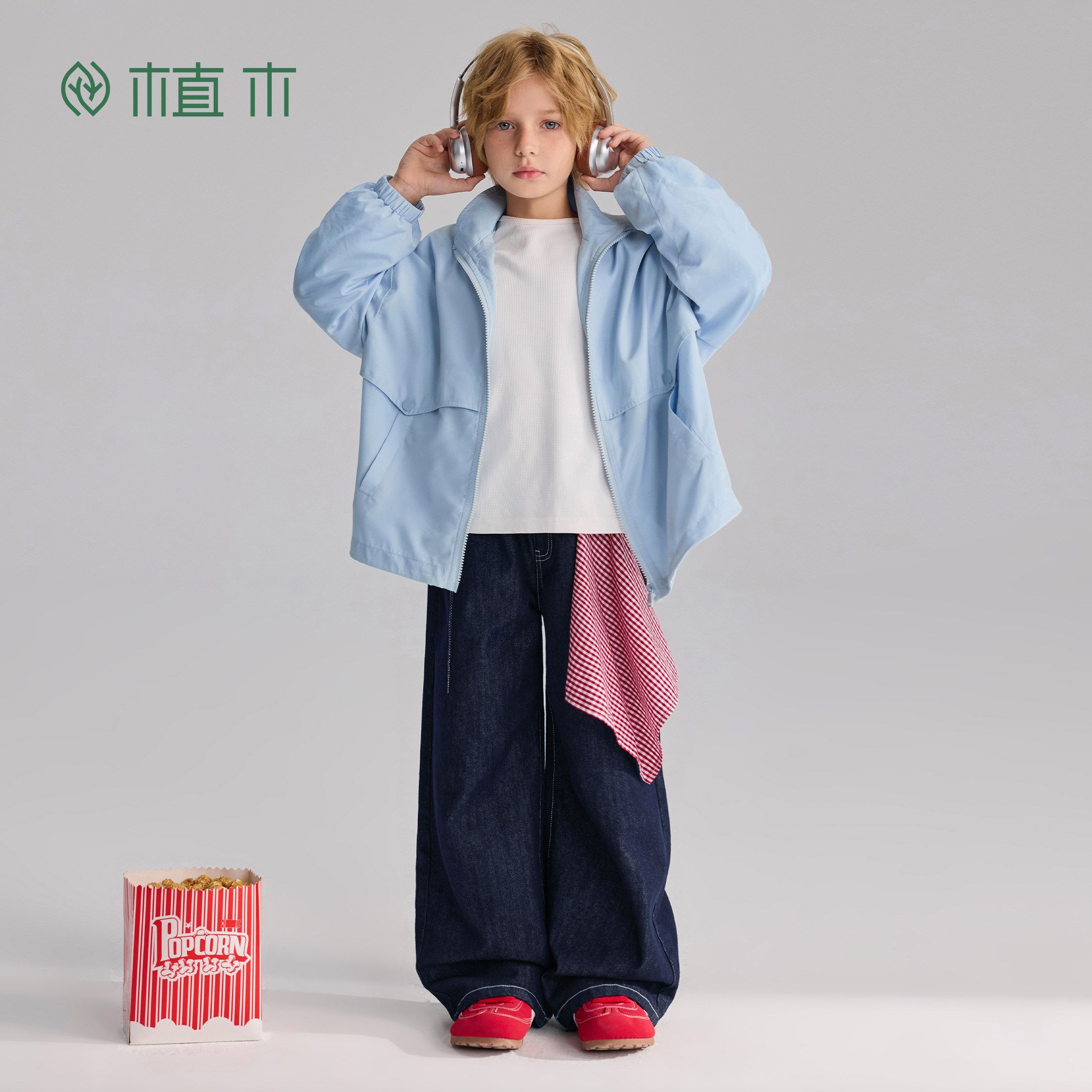 植木童装【小方巾】男童牛仔裤儿童裤子直筒裤百搭2026年春季新款,淘宝优惠券,粉丝福利购,淘宝优惠卷