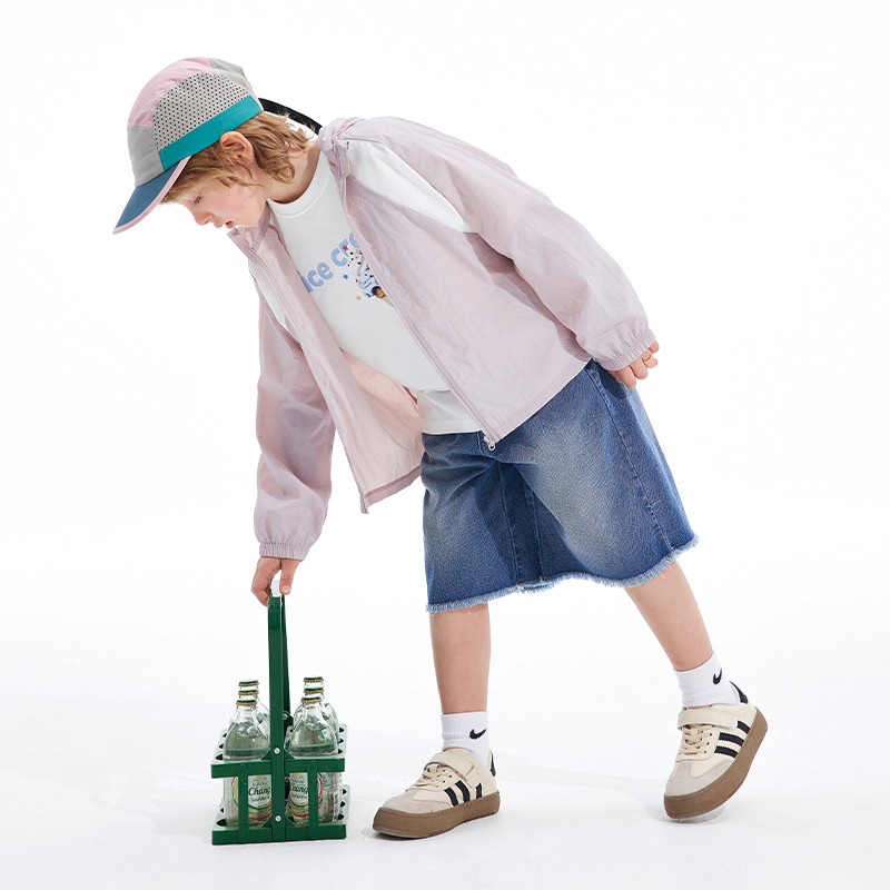 Ueki Boys and Girls Sun Protection Clothing 2026 Summer New Medium and Large Children's UPF+50 Jackets Children's Tops Children's Clothes