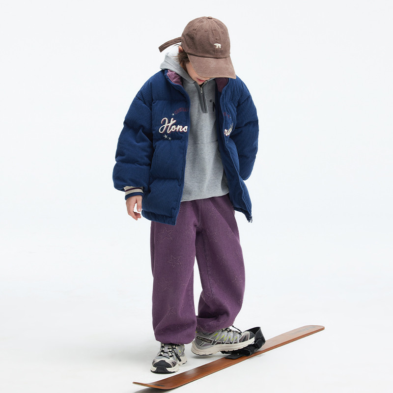 植木童装设计感男童裤子秋冬款2025新款中大童加绒牛仔裤儿童裤子,淘宝优惠券,粉丝福利购,淘宝优惠卷