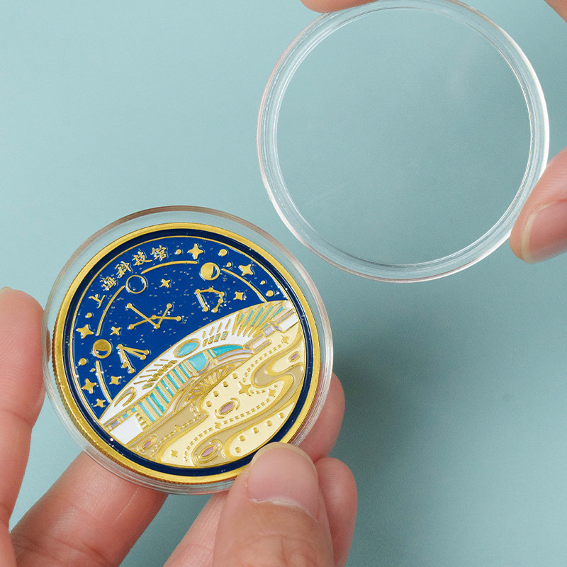 猫的天空之城上海科技馆纪念徽章文创纪念品礼品收藏旅游伴手礼物