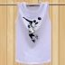 Mùa hè nam rộng tay áo thun cotton rộng tay rộng vai thể thao mồ hôi vest thanh niên tập thể dục bóng rổ - Áo vest cotton áo lông cừu Áo vest cotton