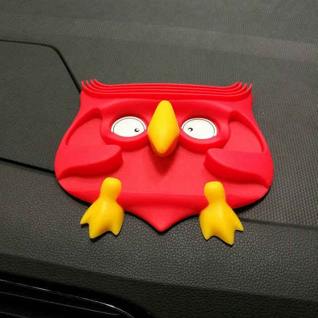 Cartoon anti-slip mat car dashboard storage multi-function