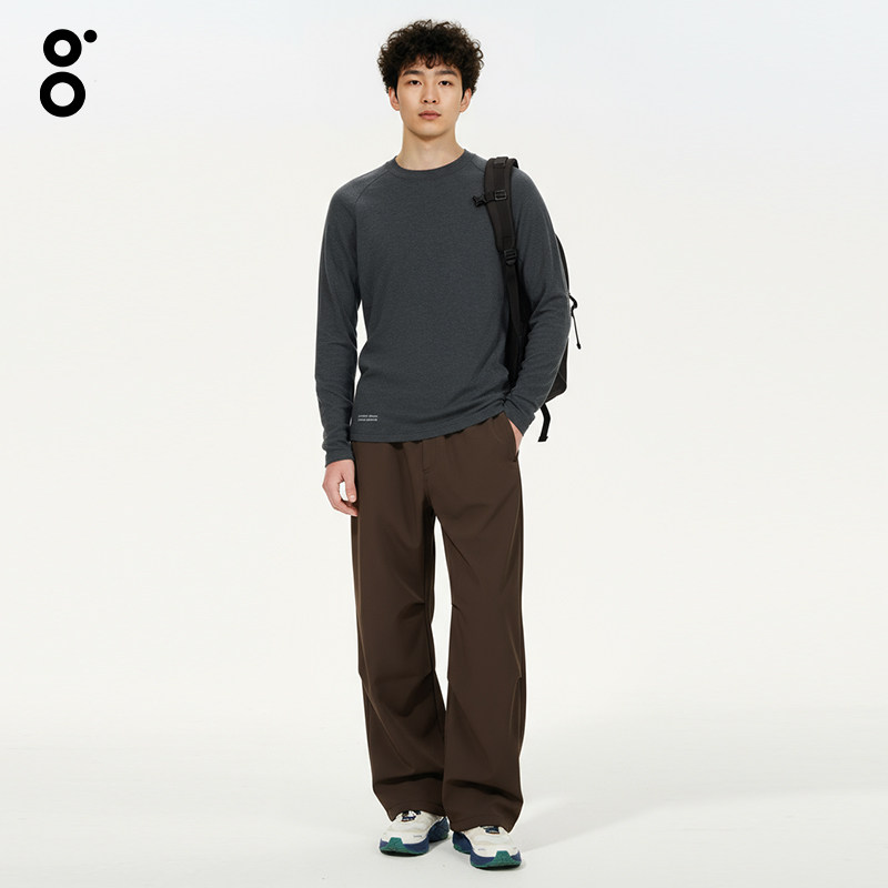 八度丘美利奴羊毛速干衣长袖女运动T恤男户外跑步徒步登山服上衣,淘宝优惠券,粉丝福利购,淘宝优惠卷