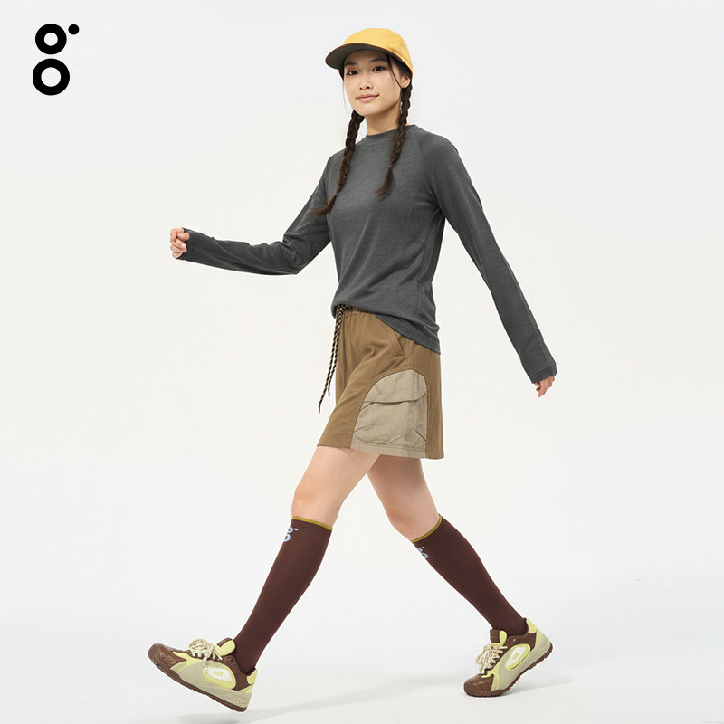 八度丘美利奴羊毛速干衣长袖女运动T恤男户外跑步徒步登山服上衣,淘宝优惠券,粉丝福利购,淘宝优惠卷