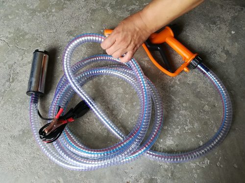 加油枪抽油泵电动柴油泵12V24伏加油机组合套装自吸泵水泵油抽子 - 图3
